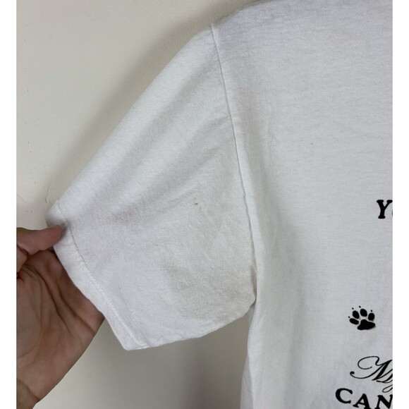 Vintage Y2K Chihuahua Graphic Humor T-Shirt / White / Size Medium - Picture 2 of 8